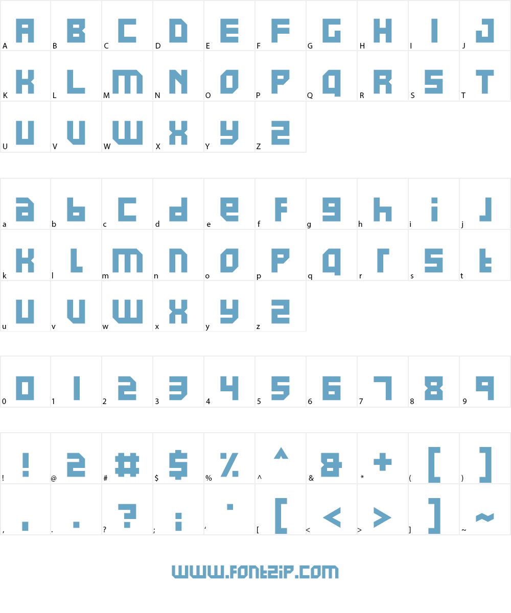 Pixel Powerline Font Character